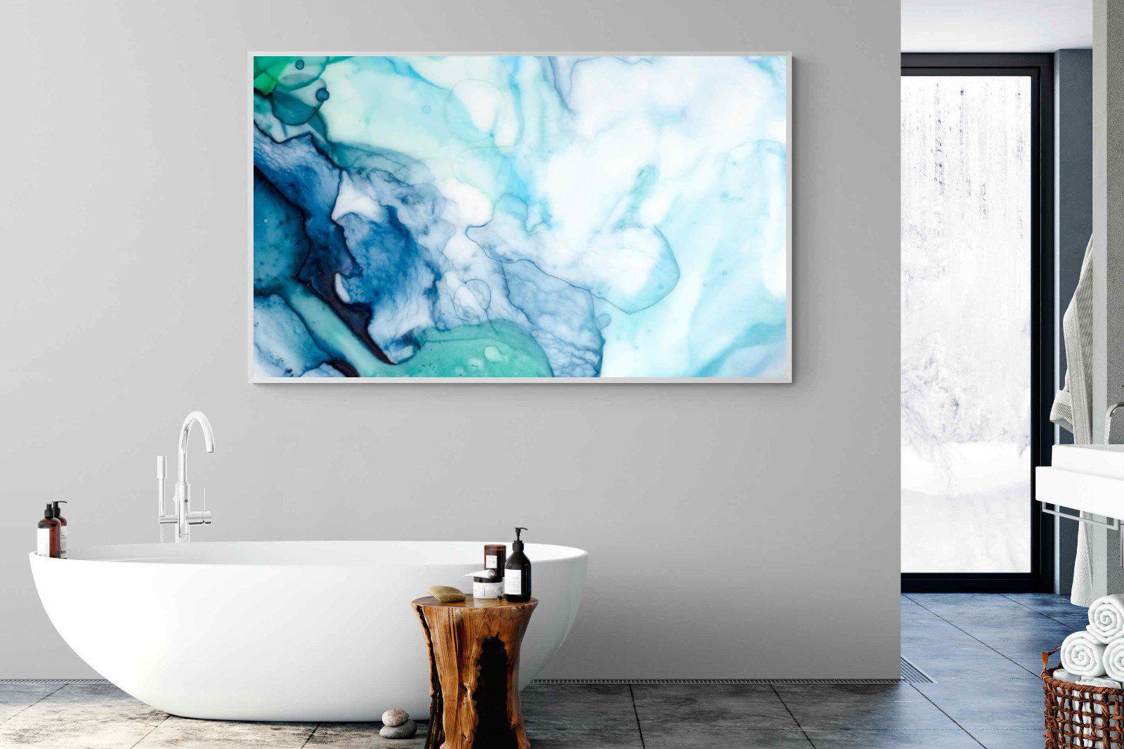 Fluid Texture-Wall_Art-180 x 110cm-Mounted Canvas-White-Pixalot