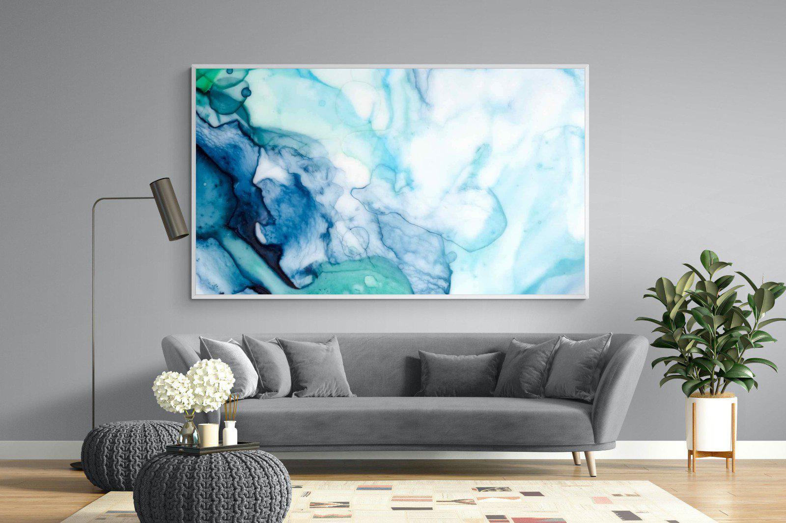 Fluid Texture-Wall_Art-220 x 130cm-Mounted Canvas-White-Pixalot