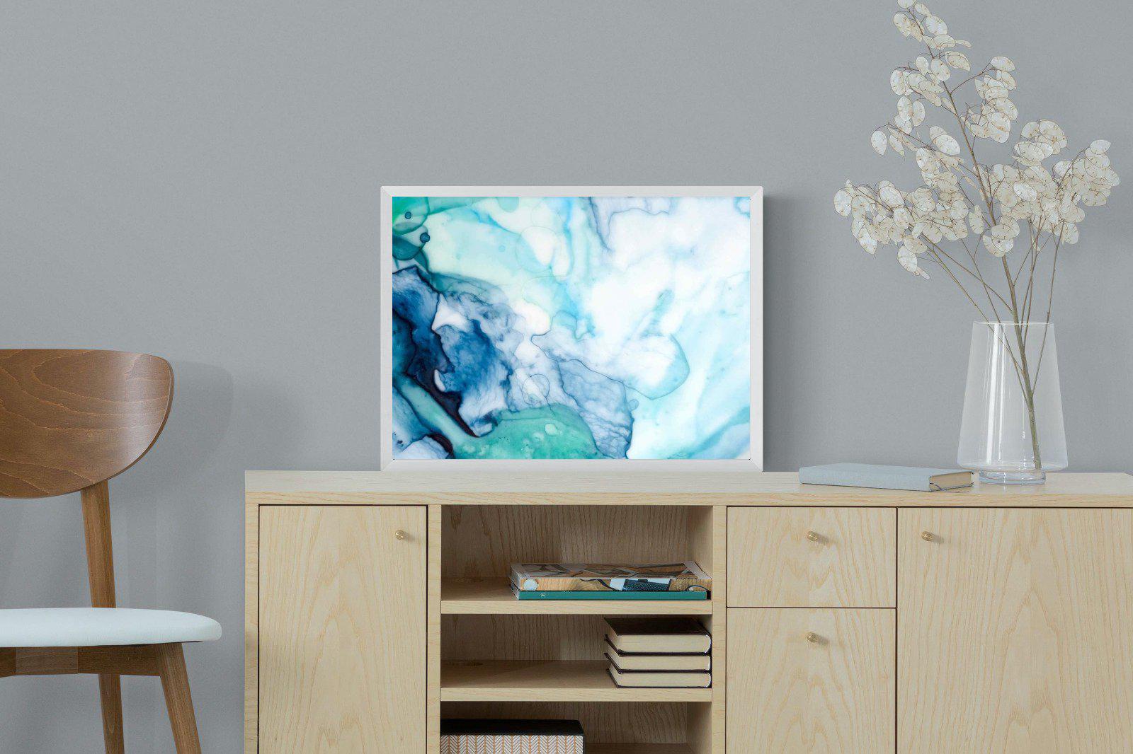 Fluid Texture-Wall_Art-60 x 45cm-Mounted Canvas-White-Pixalot