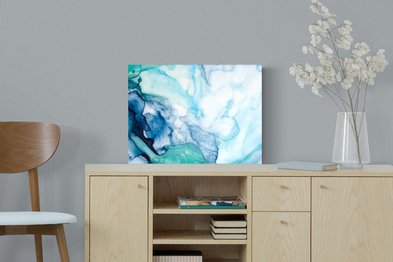 Fluid Texture-Wall_Art-60 x 45cm-Mounted Canvas-No Frame-Pixalot