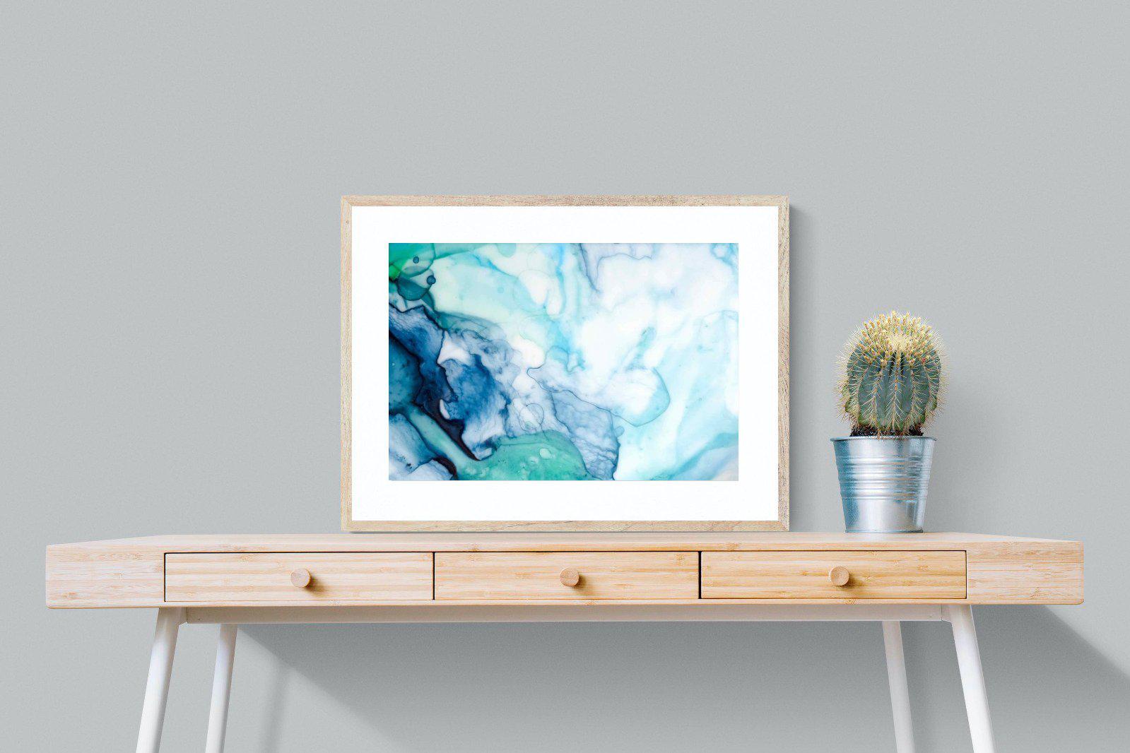 Fluid Texture-Wall_Art-80 x 60cm-Framed Print-Wood-Pixalot