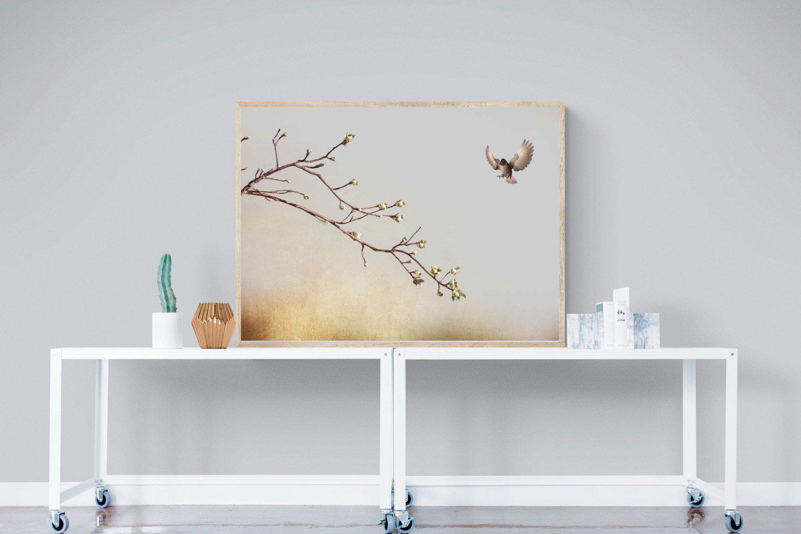 Flutter-Wall_Art-120 x 90cm-Mounted Canvas-Wood-Pixalot