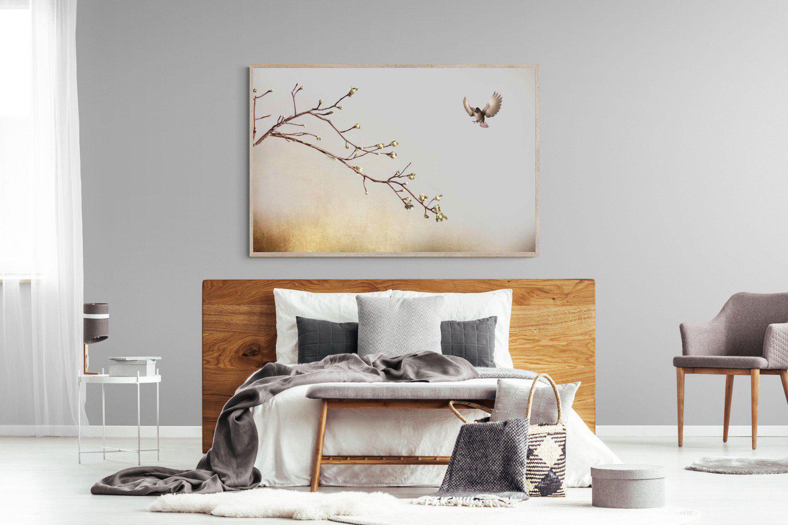Flutter-Wall_Art-150 x 100cm-Mounted Canvas-Wood-Pixalot