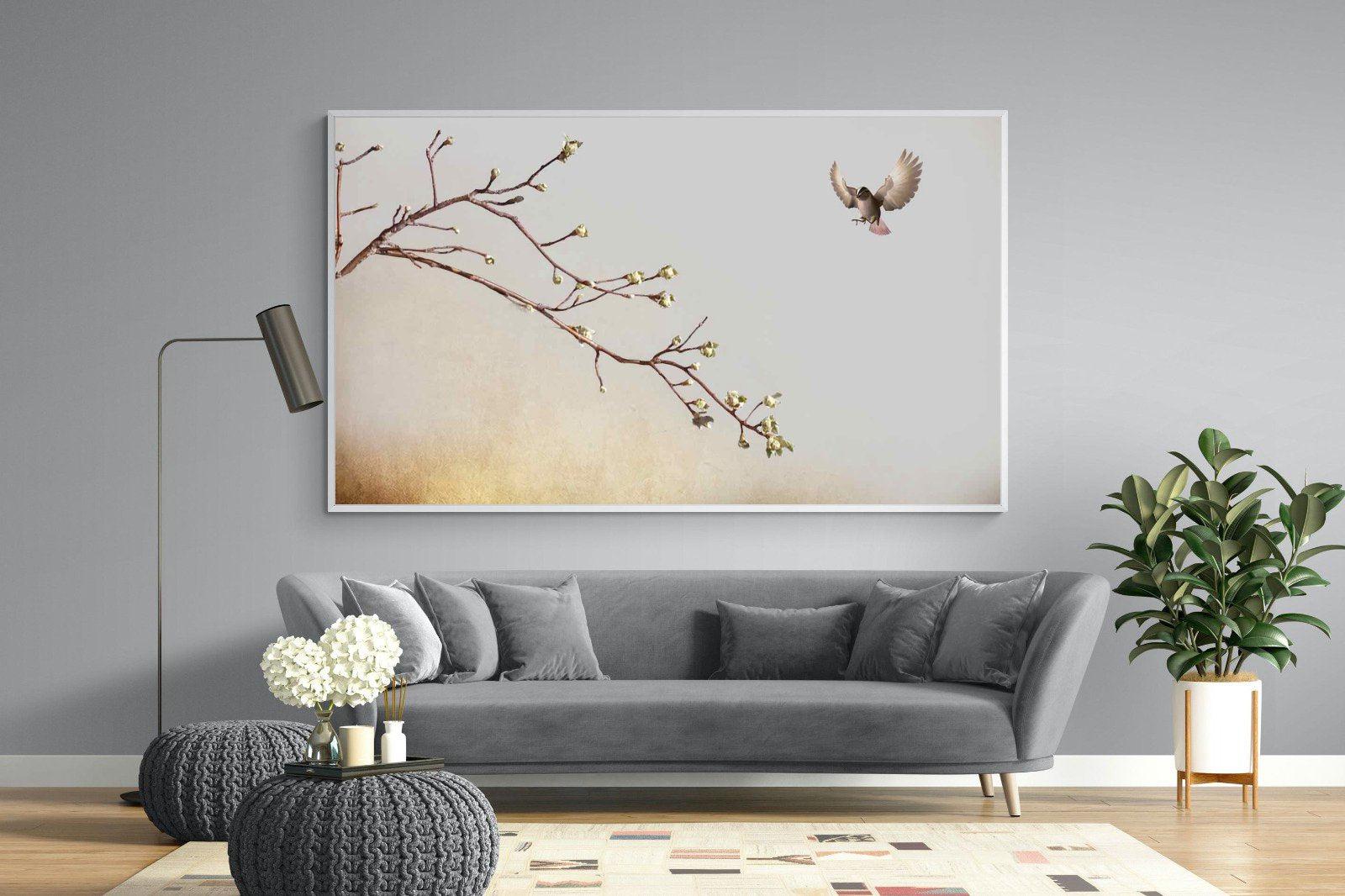 Flutter-Wall_Art-220 x 130cm-Mounted Canvas-White-Pixalot