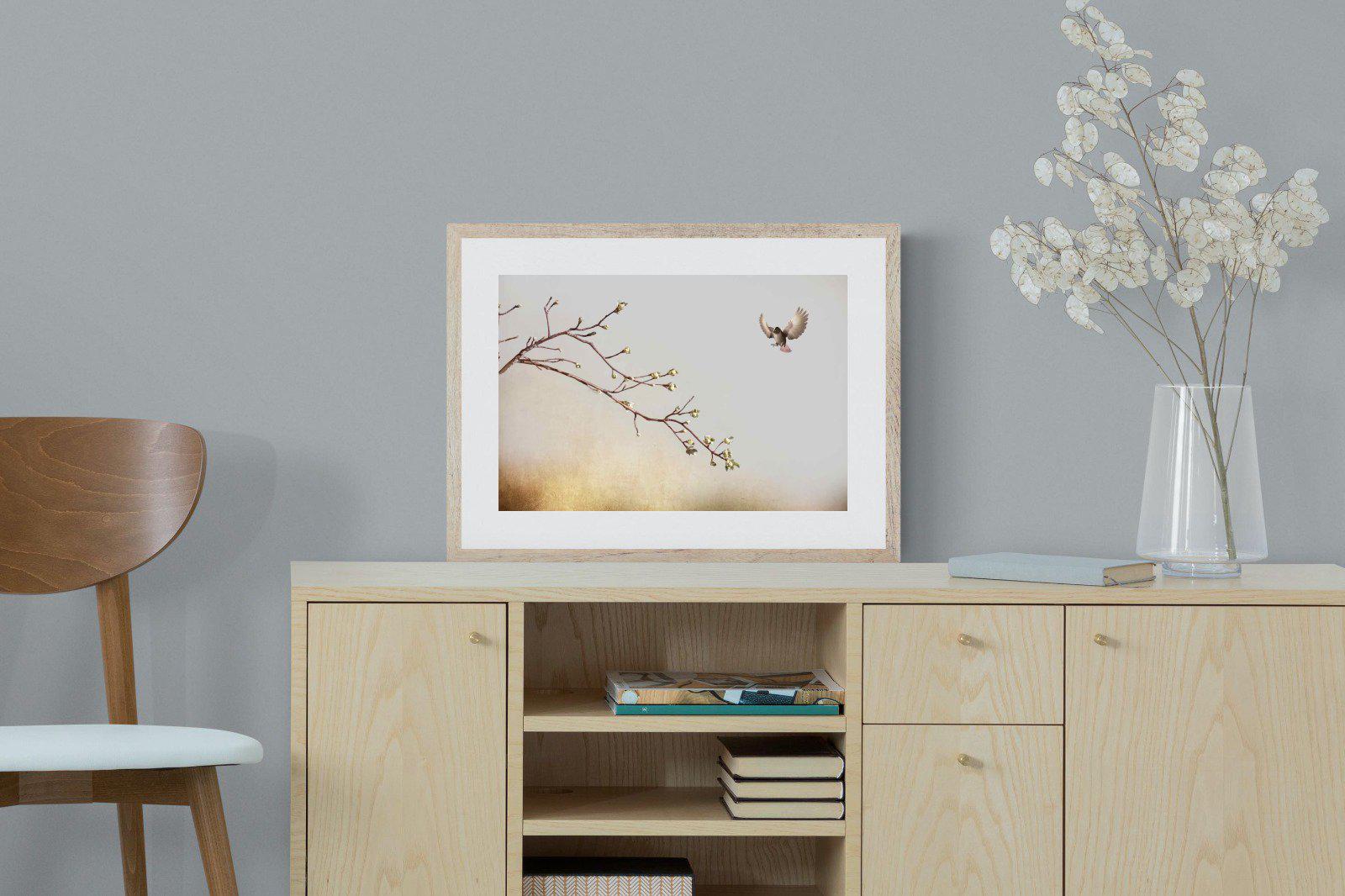 Flutter-Wall_Art-60 x 45cm-Framed Print-Wood-Pixalot
