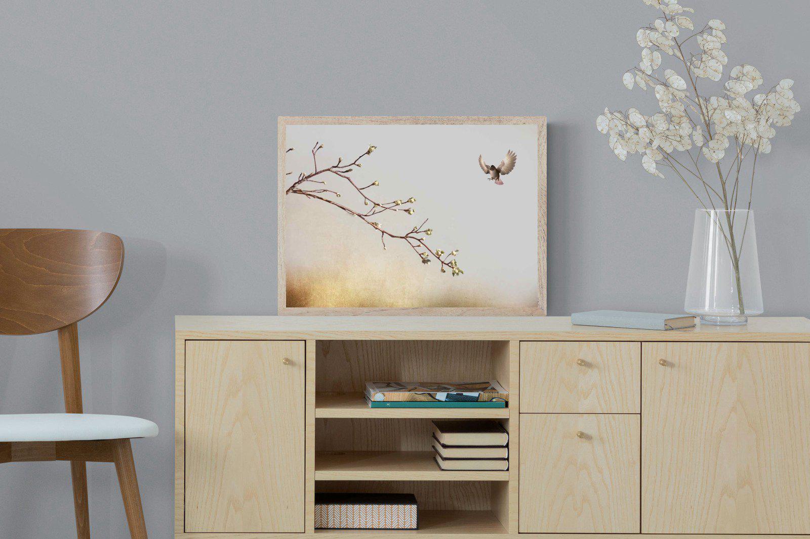 Flutter-Wall_Art-60 x 45cm-Mounted Canvas-Wood-Pixalot