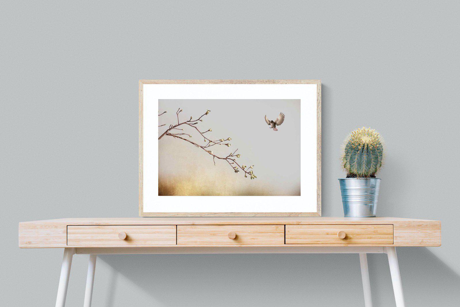 Flutter-Wall_Art-80 x 60cm-Framed Print-Wood-Pixalot