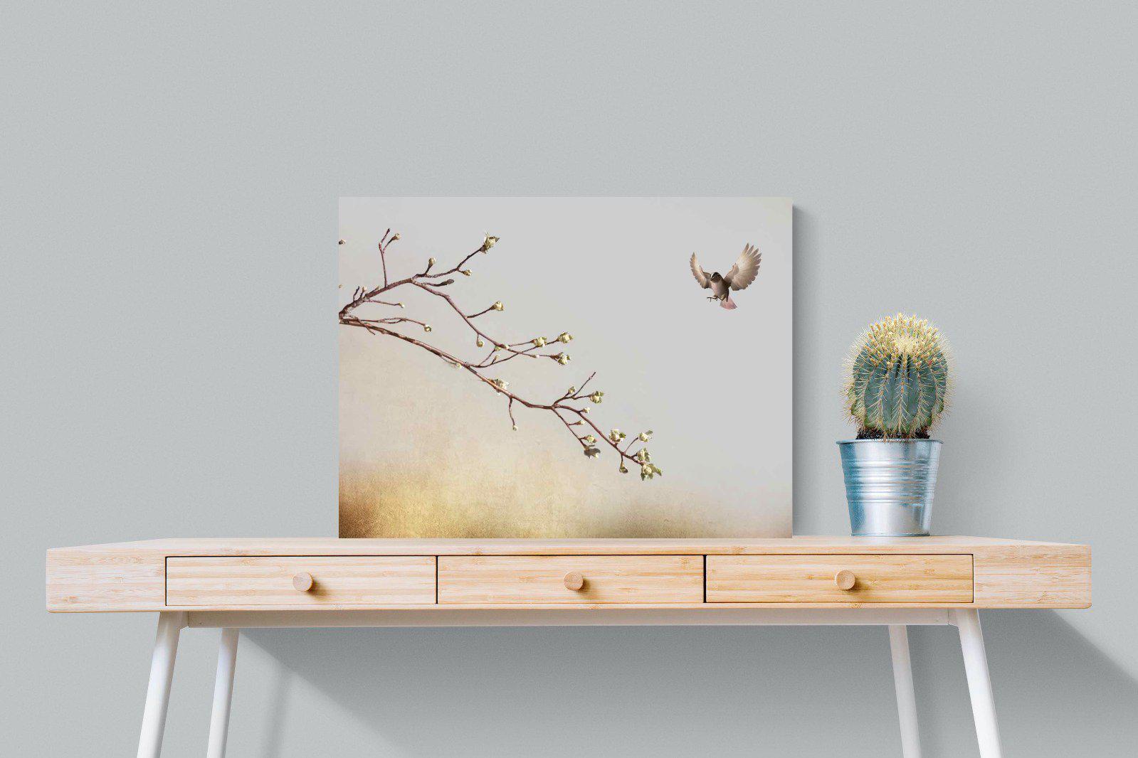 Flutter-Wall_Art-80 x 60cm-Mounted Canvas-No Frame-Pixalot