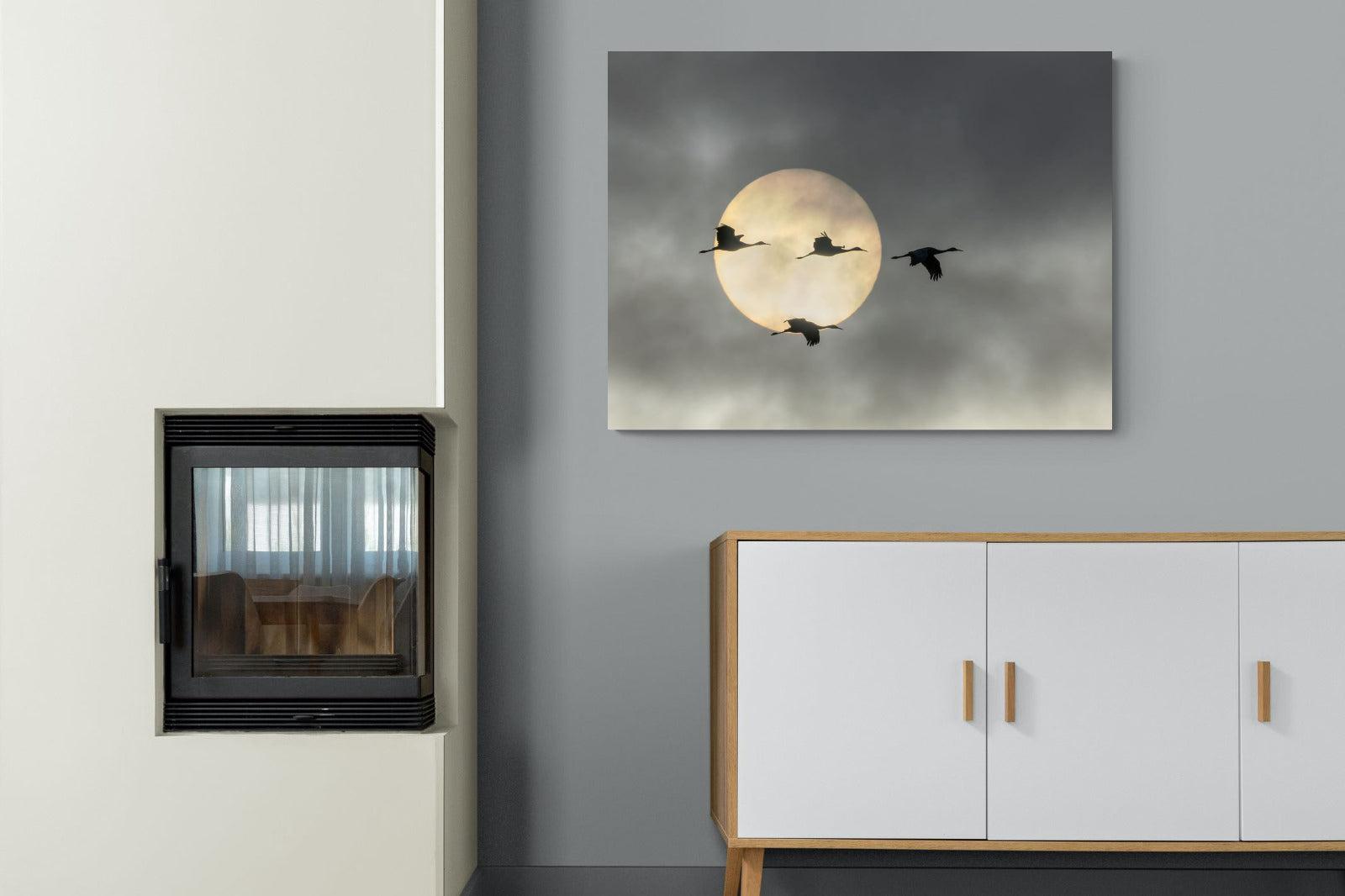 Flying High-Wall_Art-100 x 75cm-Mounted Canvas-No Frame-Pixalot
