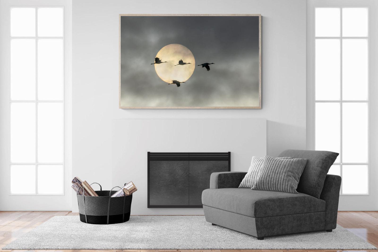 Flying High-Wall_Art-150 x 100cm-Mounted Canvas-Wood-Pixalot