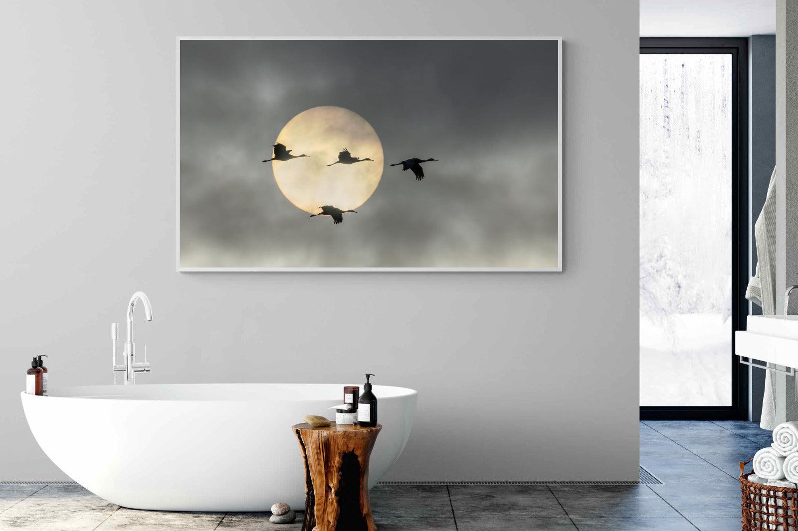 Flying High-Wall_Art-180 x 110cm-Mounted Canvas-White-Pixalot