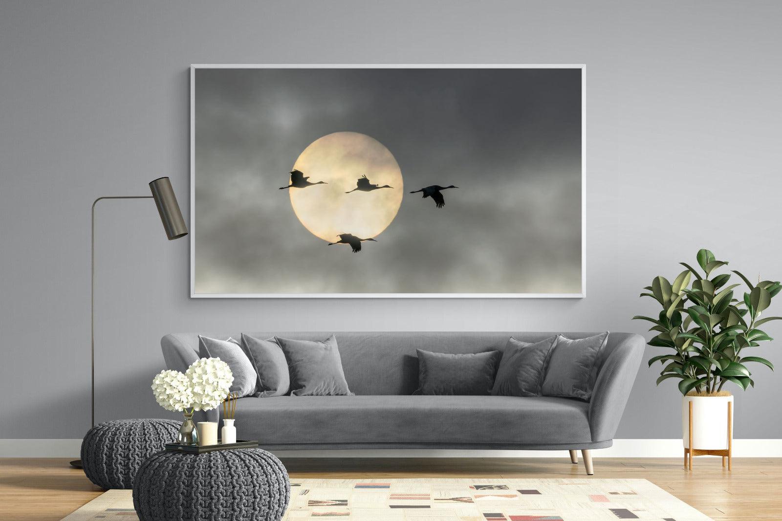 Flying High-Wall_Art-220 x 130cm-Mounted Canvas-White-Pixalot