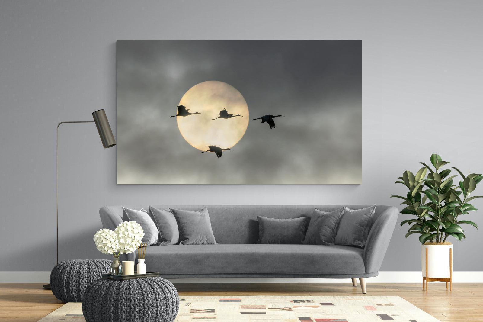 Flying High-Wall_Art-220 x 130cm-Mounted Canvas-No Frame-Pixalot
