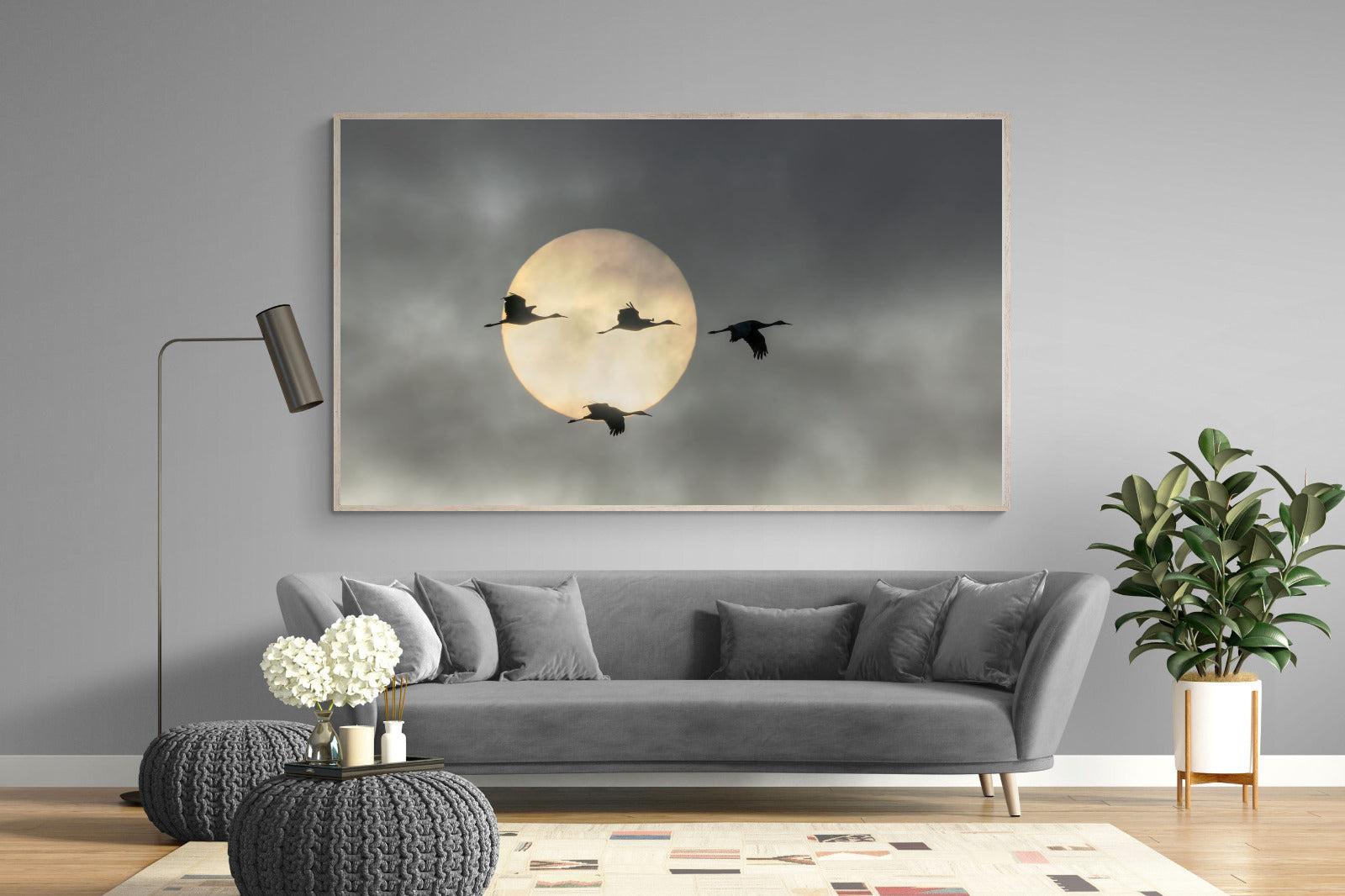 Flying High-Wall_Art-220 x 130cm-Mounted Canvas-Wood-Pixalot