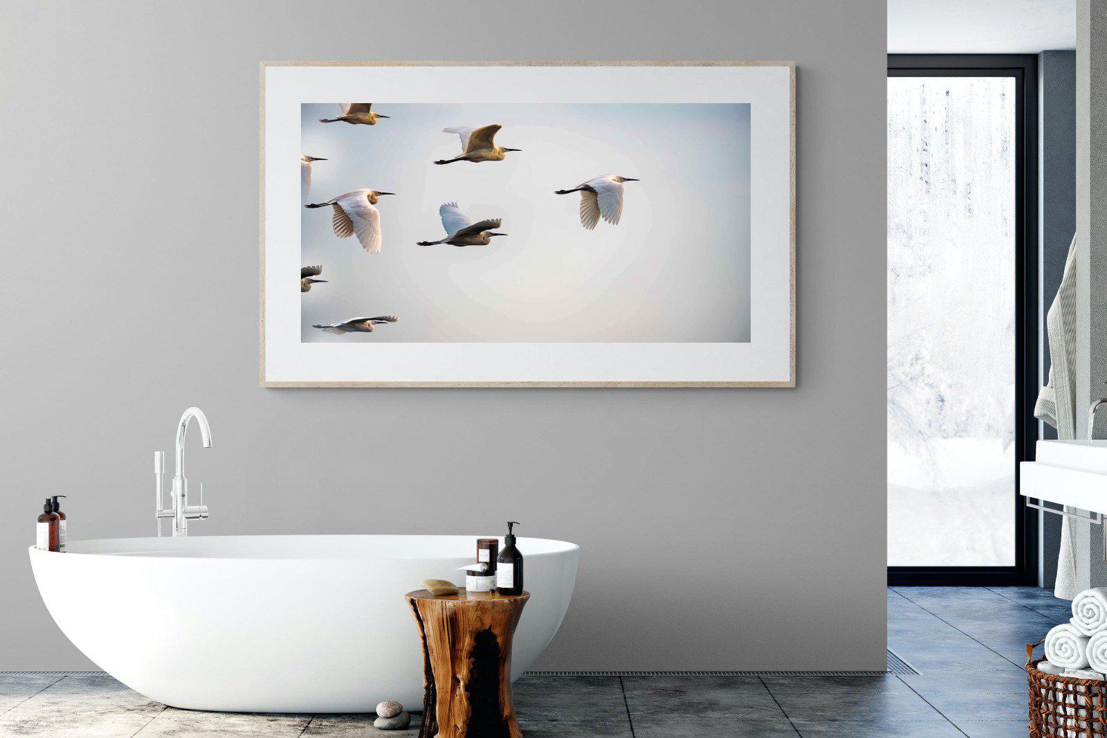 Flying V-Wall_Art-180 x 110cm-Framed Print-Wood-Pixalot