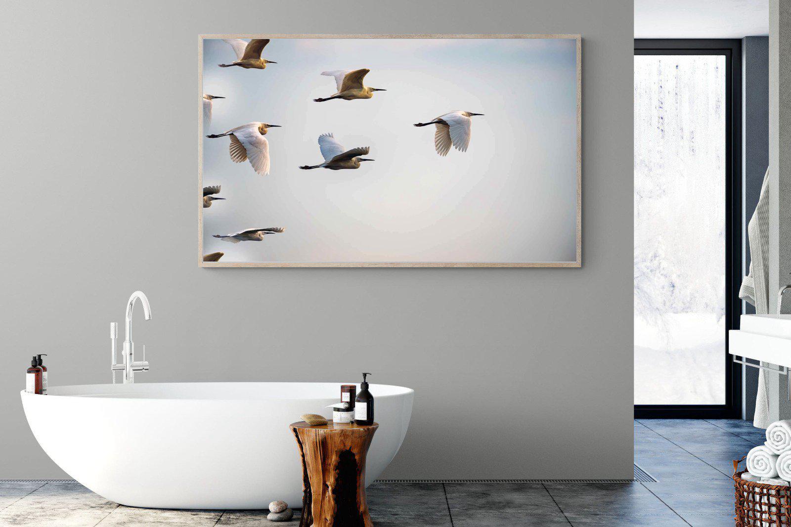 Flying V-Wall_Art-180 x 110cm-Mounted Canvas-Wood-Pixalot