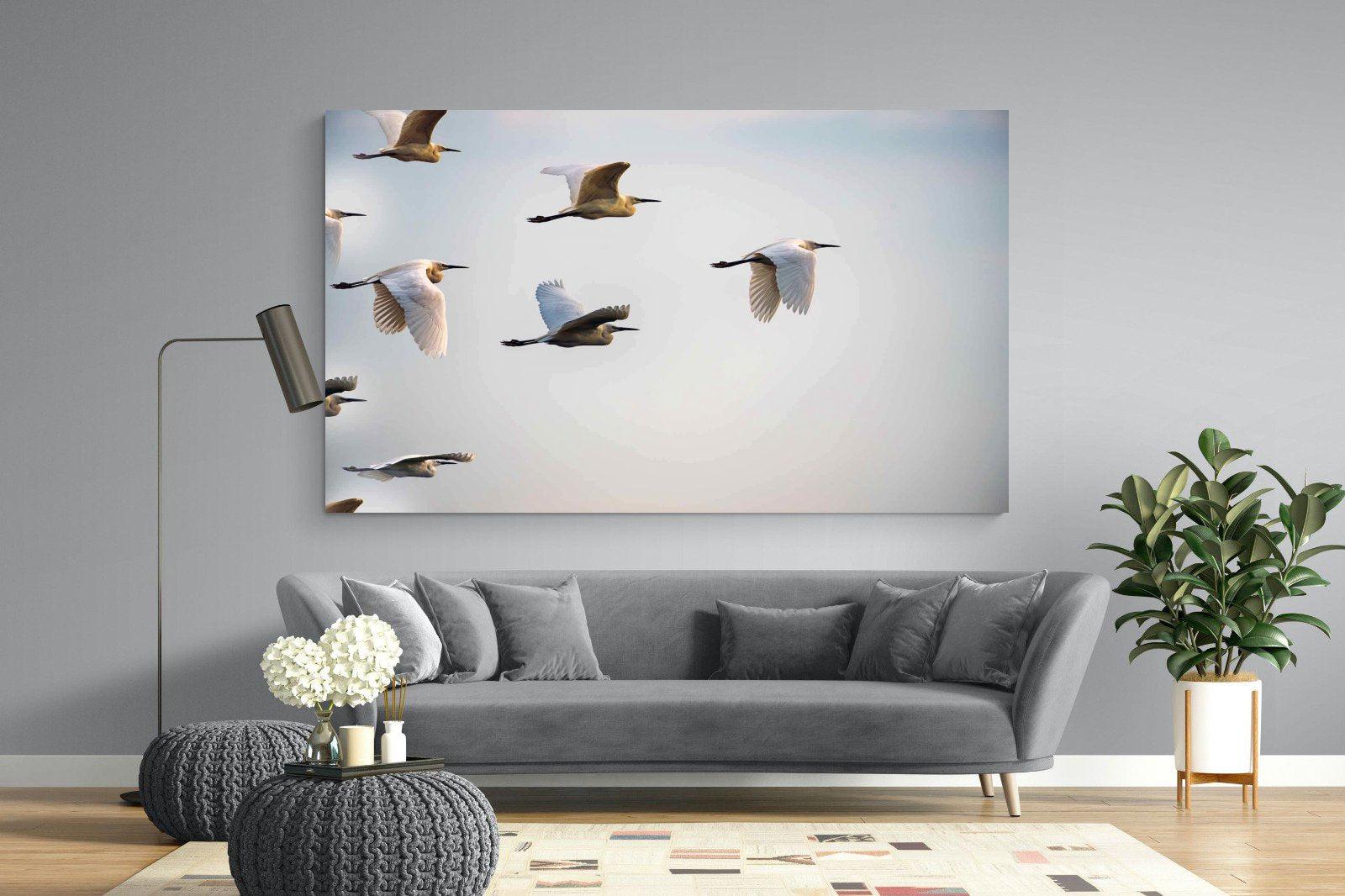 Flying V-Wall_Art-220 x 130cm-Mounted Canvas-No Frame-Pixalot