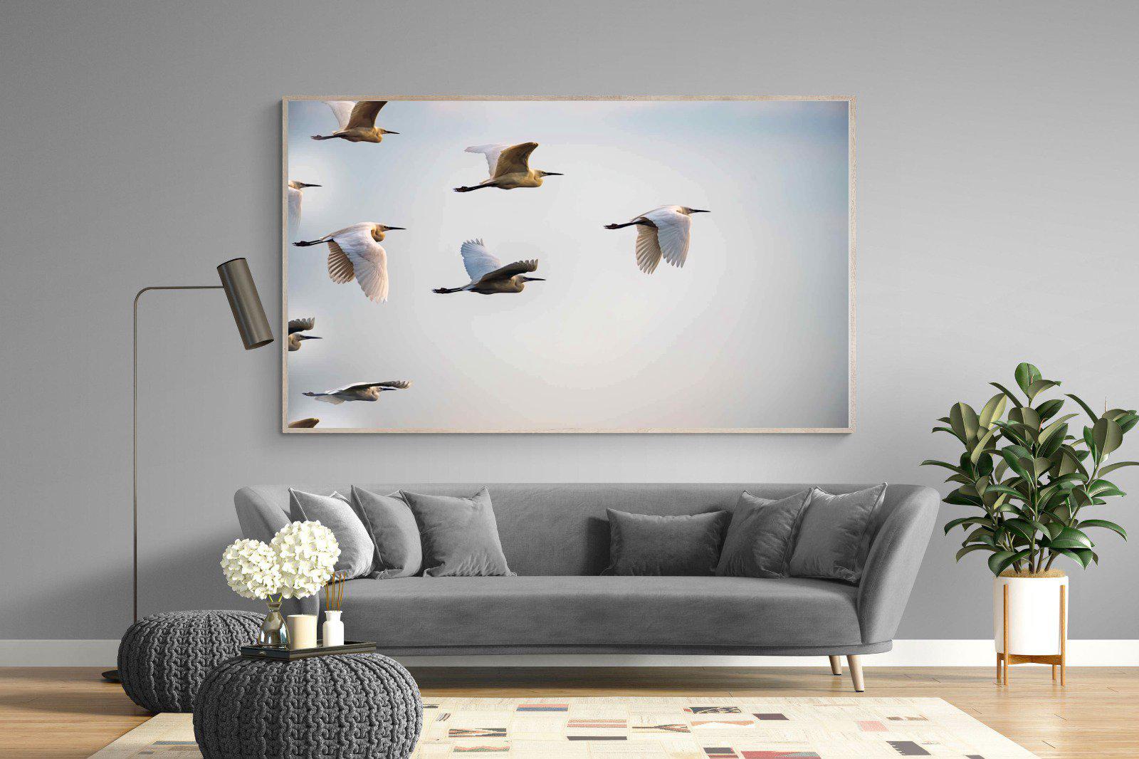 Flying V-Wall_Art-220 x 130cm-Mounted Canvas-Wood-Pixalot