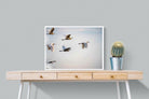 Flying V-Wall_Art-80 x 60cm-Mounted Canvas-White-Pixalot