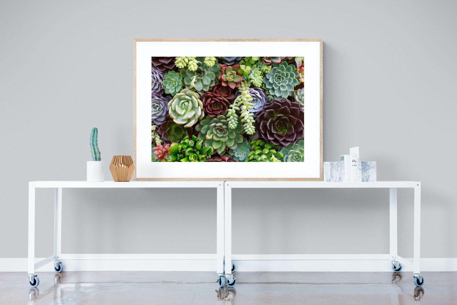 Foliage-Wall_Art-120 x 90cm-Framed Print-Wood-Pixalot