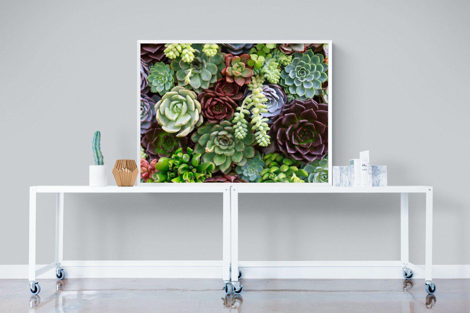 Foliage-Wall_Art-120 x 90cm-Mounted Canvas-White-Pixalot
