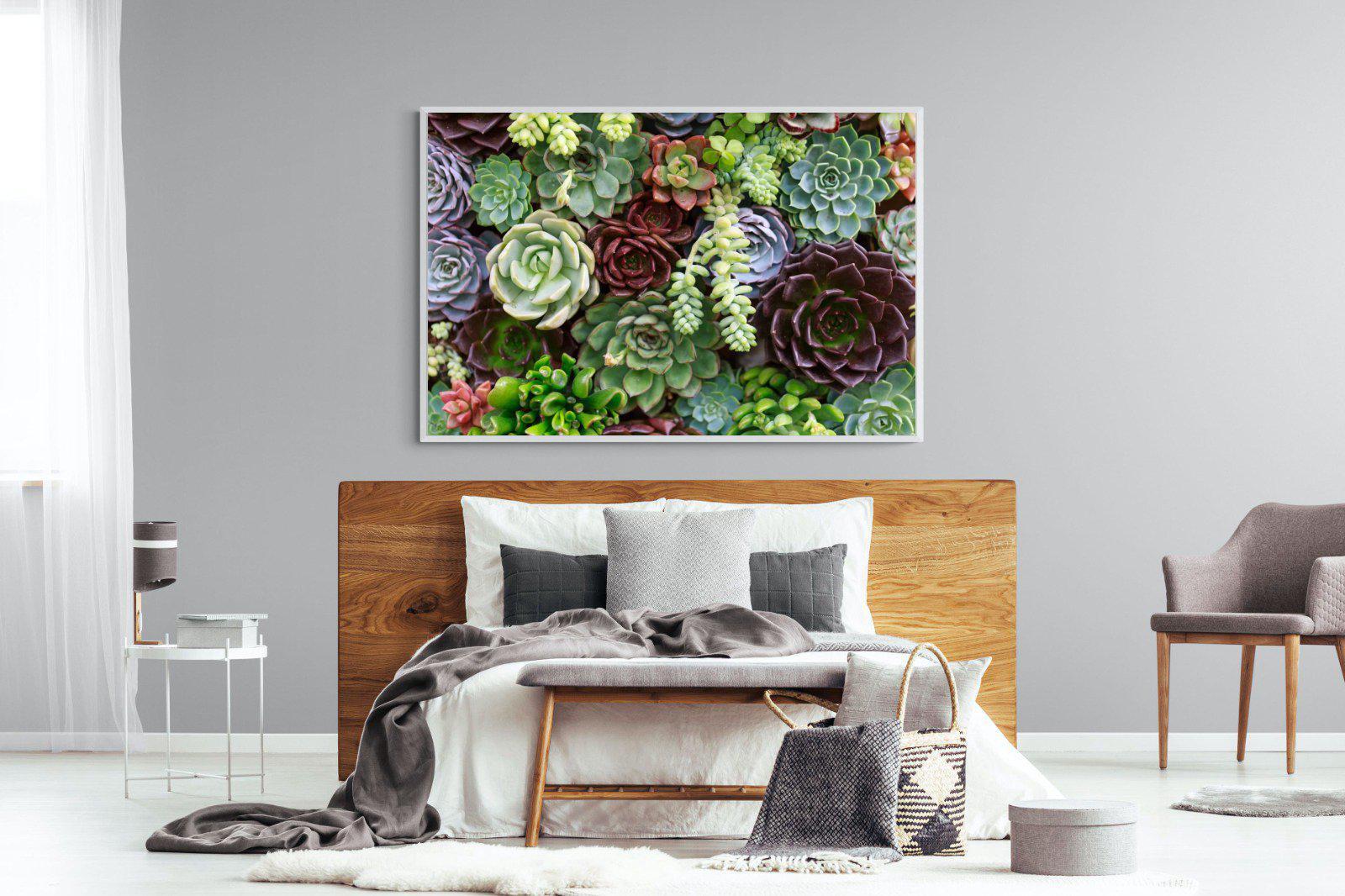 Foliage-Wall_Art-150 x 100cm-Mounted Canvas-White-Pixalot