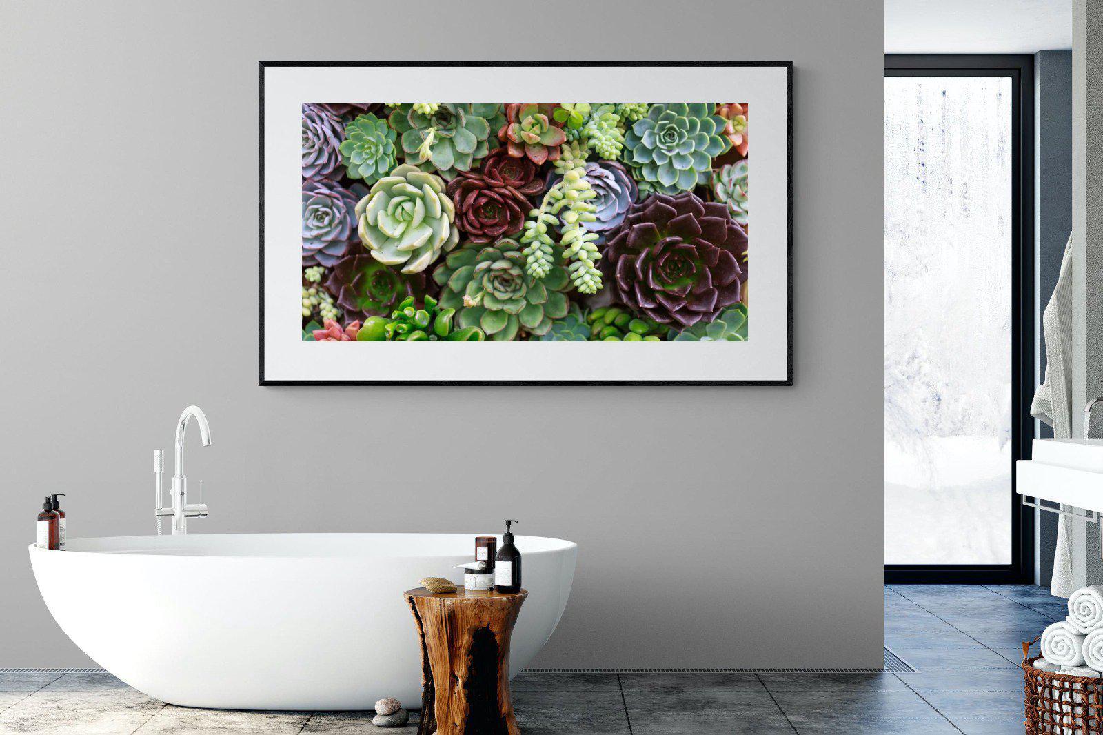 Foliage-Wall_Art-180 x 110cm-Framed Print-Black-Pixalot