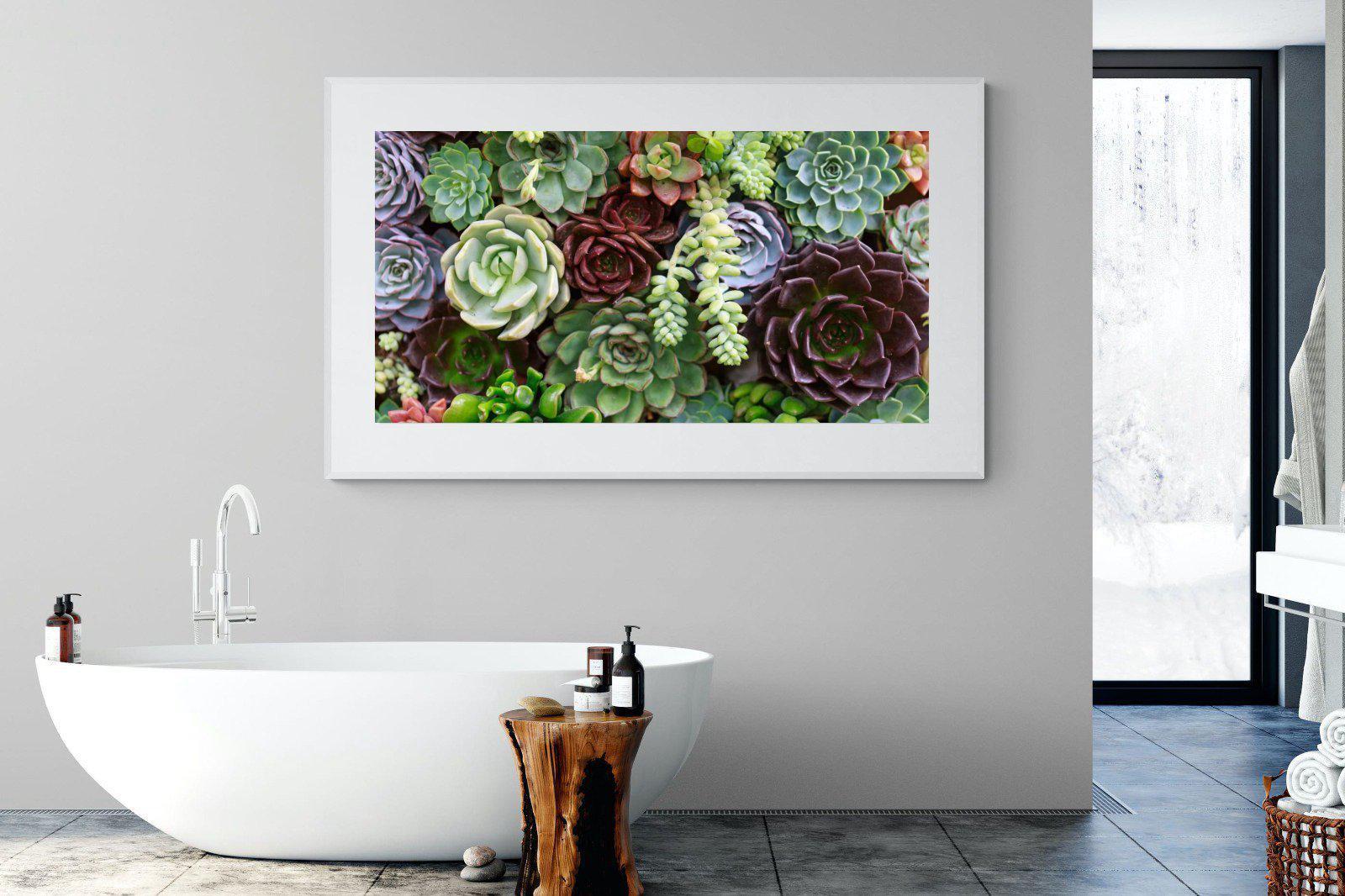 Foliage-Wall_Art-180 x 110cm-Framed Print-White-Pixalot