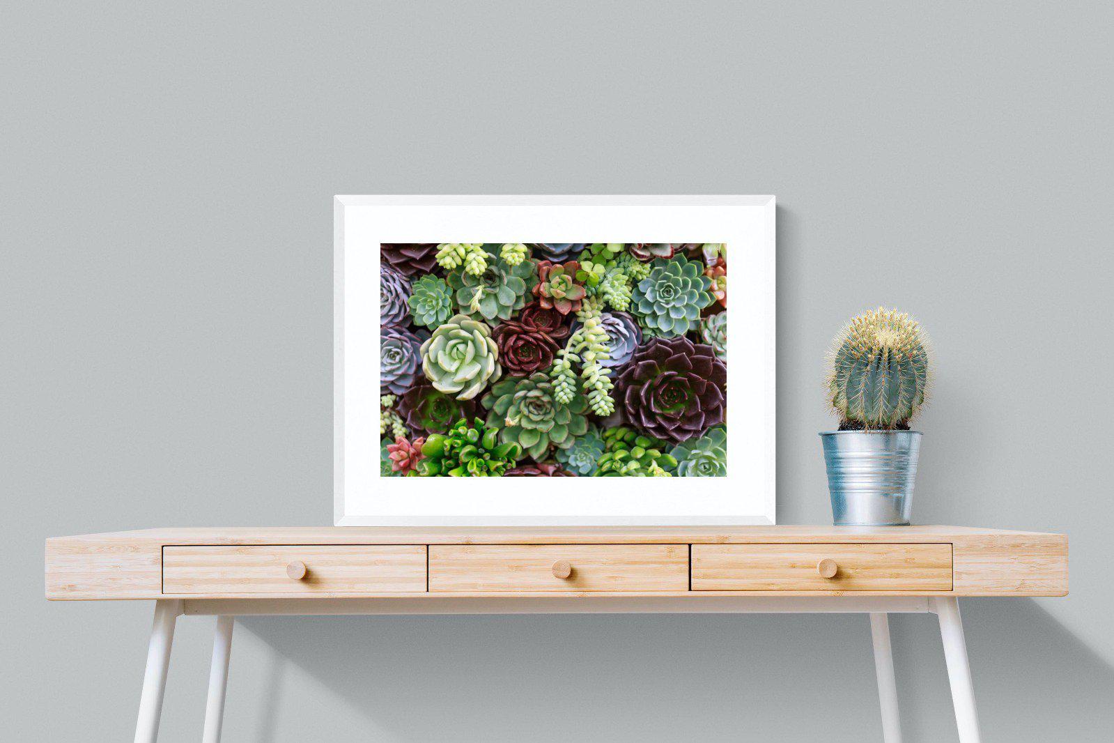 Foliage-Wall_Art-80 x 60cm-Framed Print-White-Pixalot