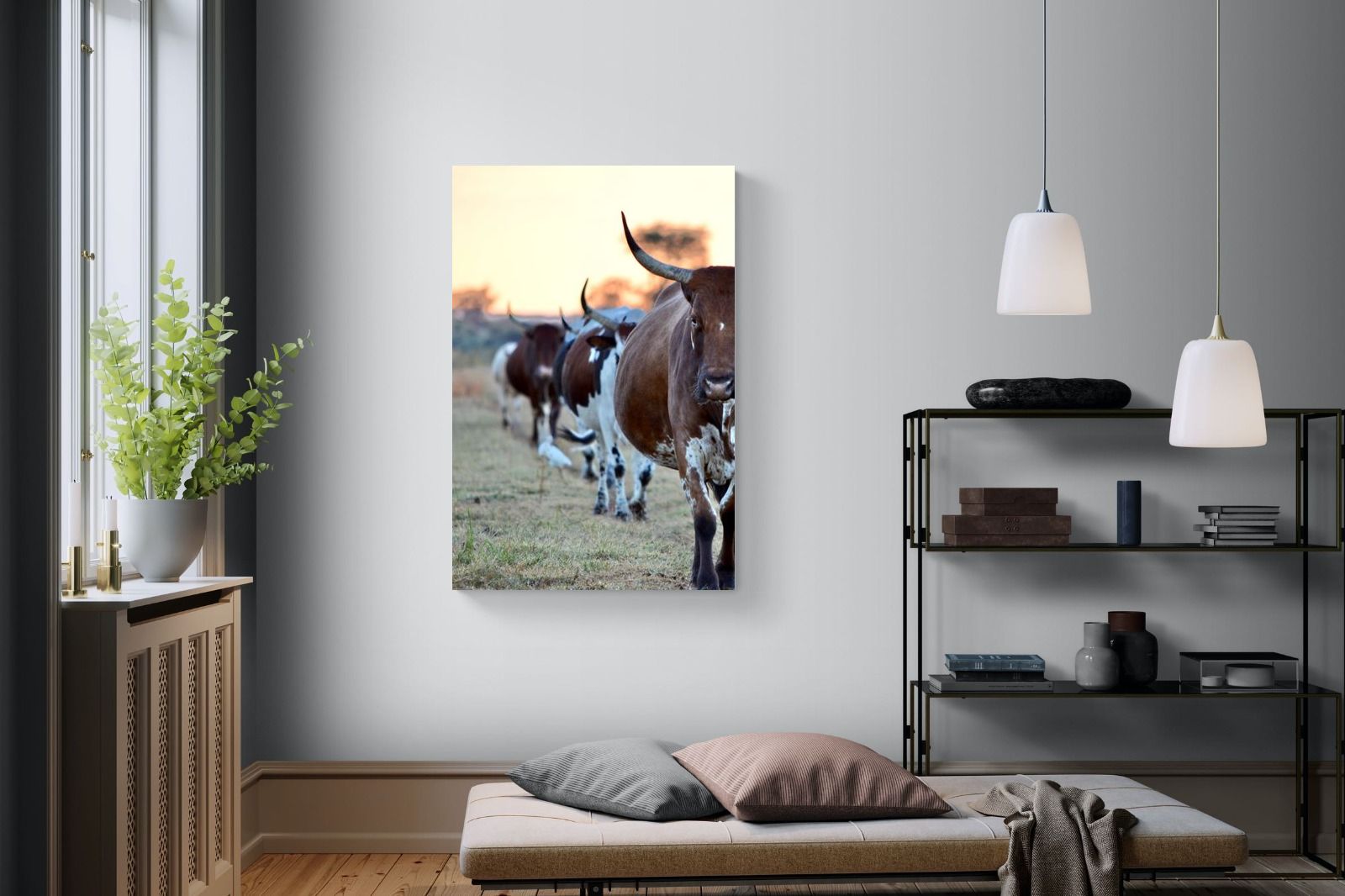 Follow The Leader-Wall_Art-100 x 150cm-Mounted Canvas-No Frame-Pixalot