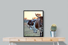 Follow The Leader-Wall_Art-60 x 80cm-Mounted Canvas-Black-Pixalot
