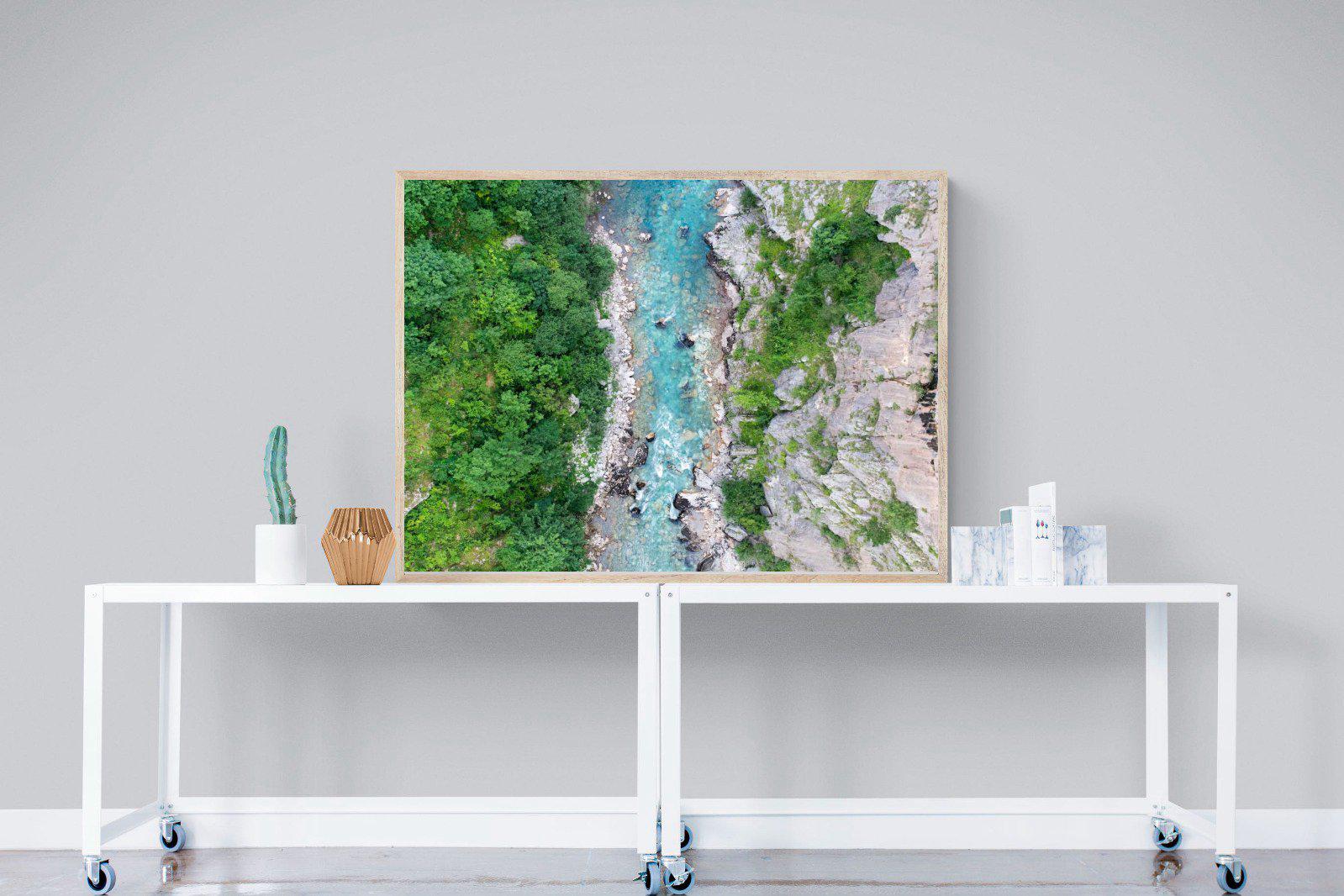 Forest River-Wall_Art-120 x 90cm-Mounted Canvas-Wood-Pixalot