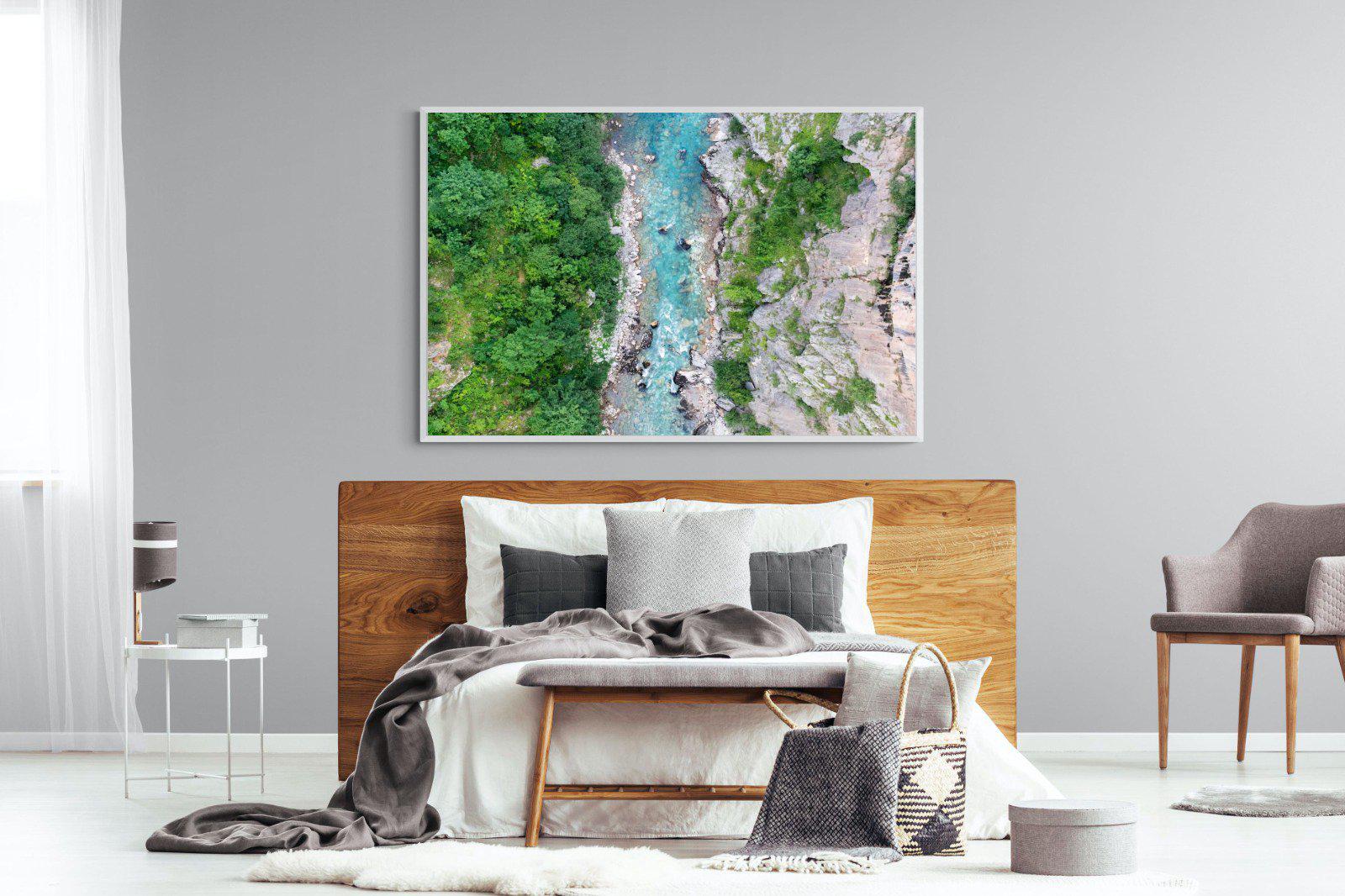 Forest River-Wall_Art-150 x 100cm-Mounted Canvas-White-Pixalot