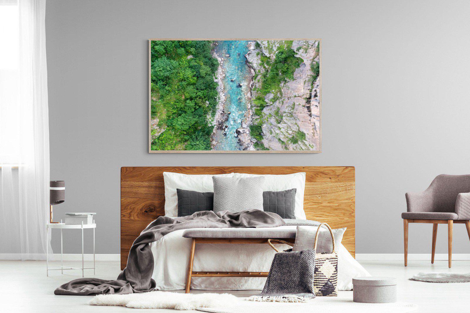Forest River-Wall_Art-150 x 100cm-Mounted Canvas-Wood-Pixalot