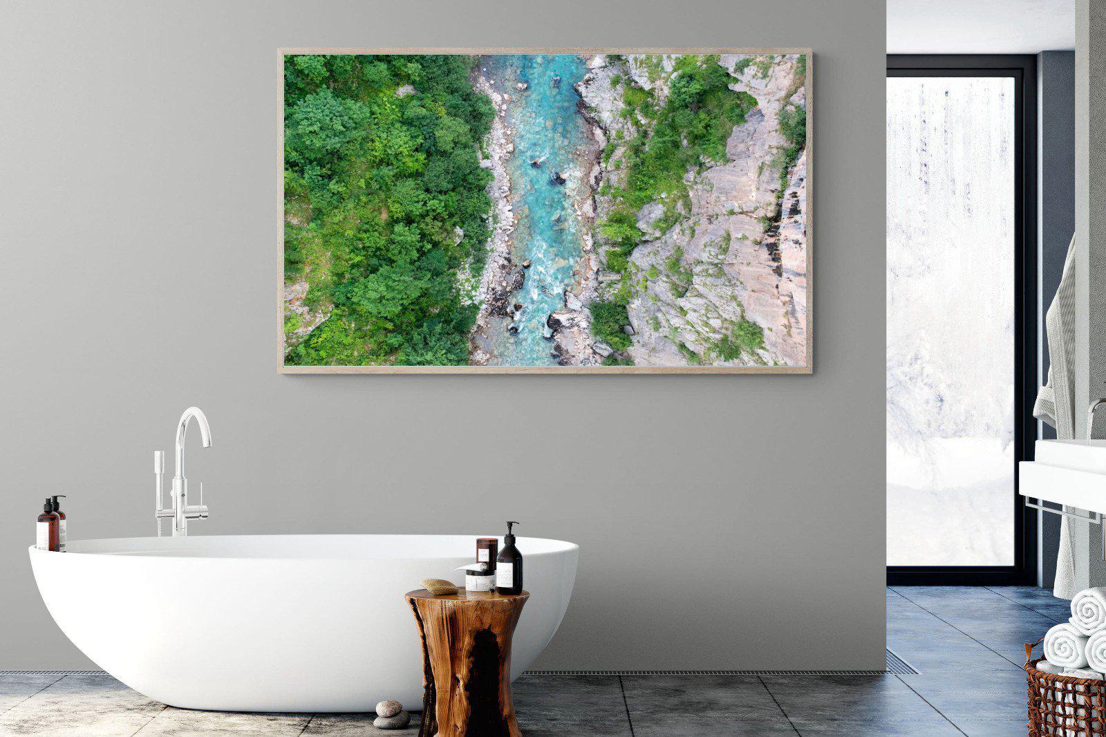 Forest River-Wall_Art-180 x 110cm-Mounted Canvas-Wood-Pixalot