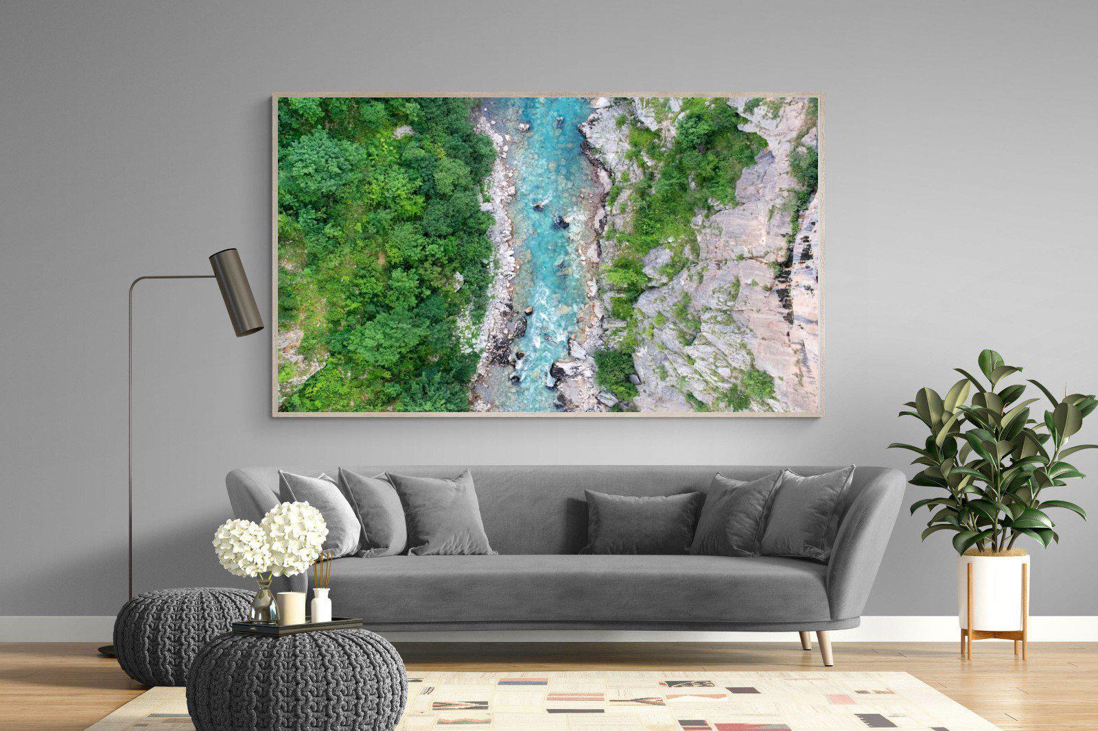 Forest River-Wall_Art-220 x 130cm-Mounted Canvas-Wood-Pixalot