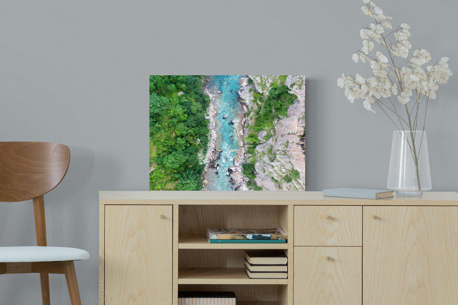 Forest River-Wall_Art-60 x 45cm-Mounted Canvas-No Frame-Pixalot