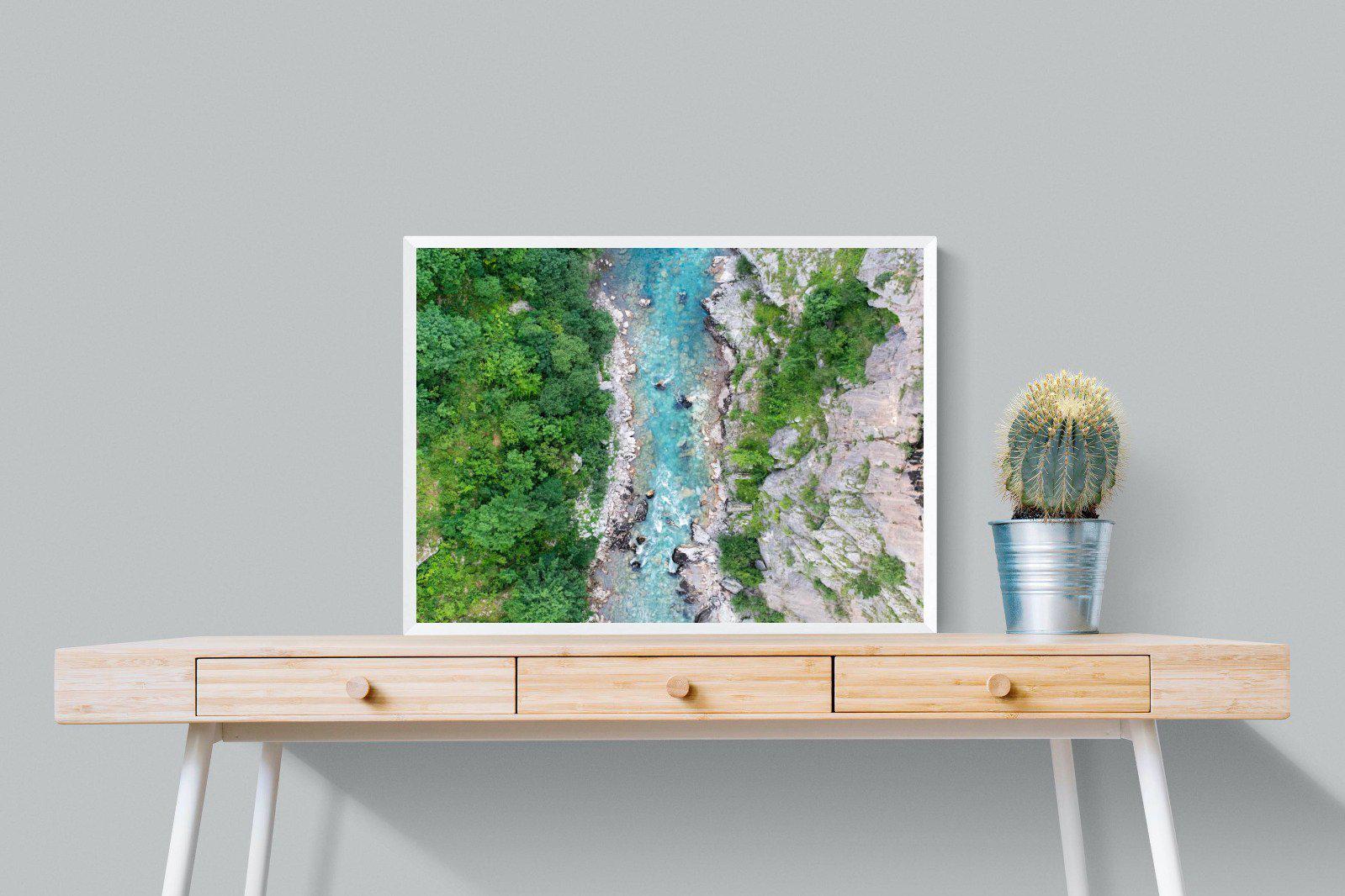 Forest River-Wall_Art-80 x 60cm-Mounted Canvas-White-Pixalot