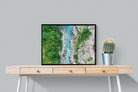 Forest River-Wall_Art-80 x 60cm-Mounted Canvas-Black-Pixalot