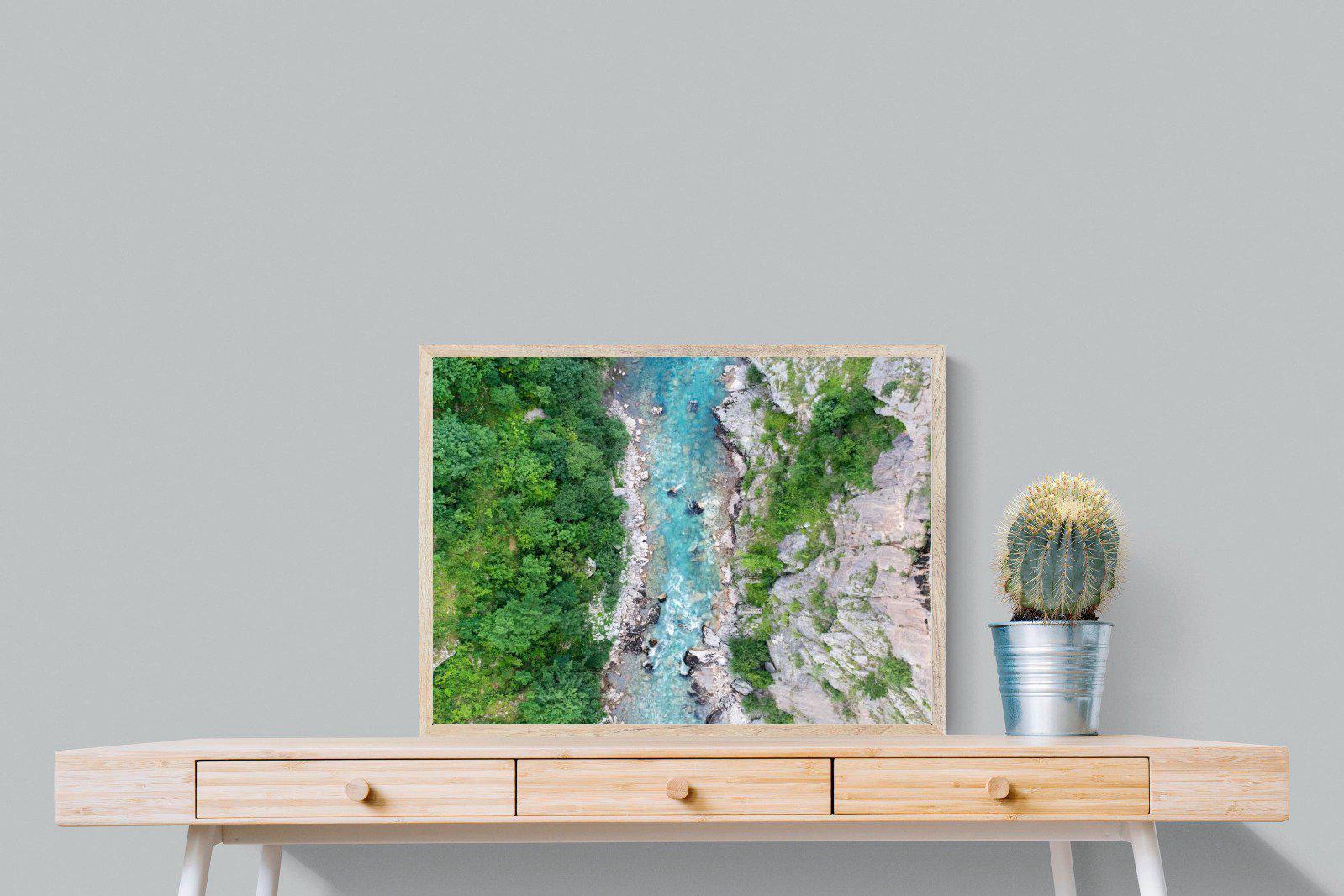 Forest River-Wall_Art-80 x 60cm-Mounted Canvas-Wood-Pixalot