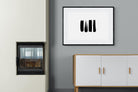 Four Stroke-Wall_Art-100 x 75cm-Framed Print-Black-Pixalot