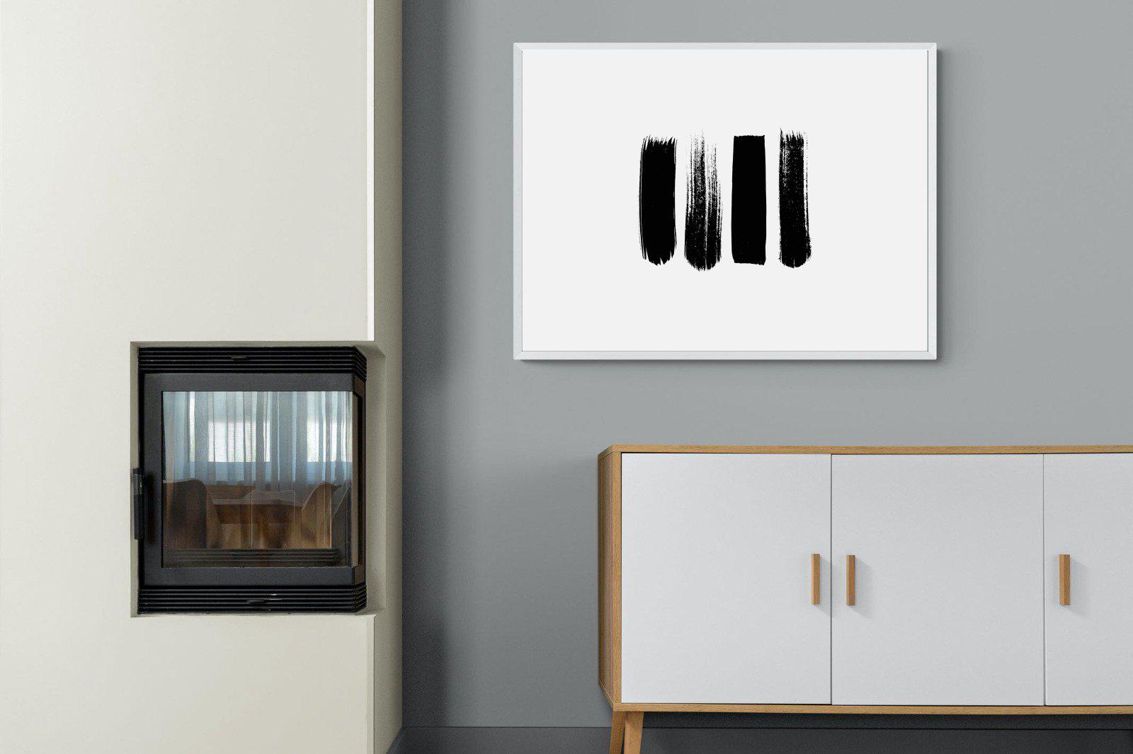 Four Stroke-Wall_Art-100 x 75cm-Mounted Canvas-White-Pixalot