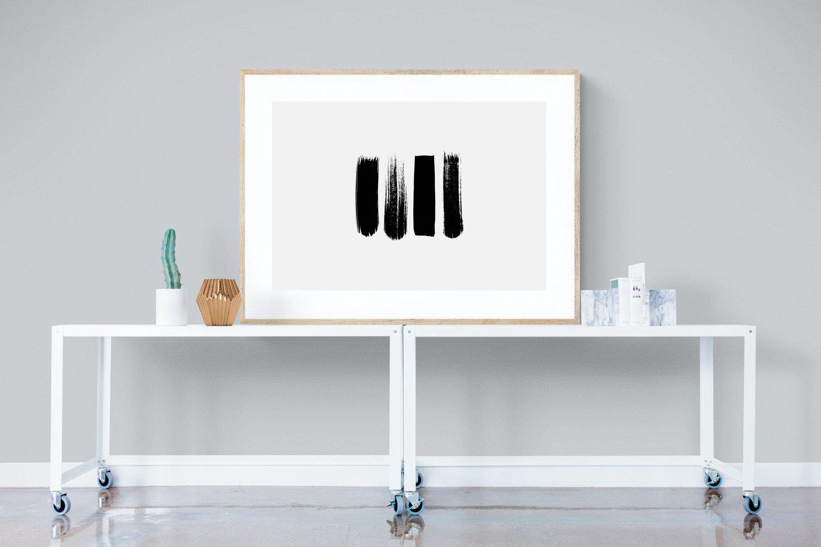 Four Stroke-Wall_Art-120 x 90cm-Framed Print-Wood-Pixalot