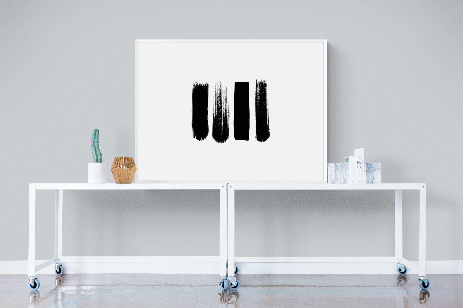 Four Stroke-Wall_Art-120 x 90cm-Mounted Canvas-White-Pixalot