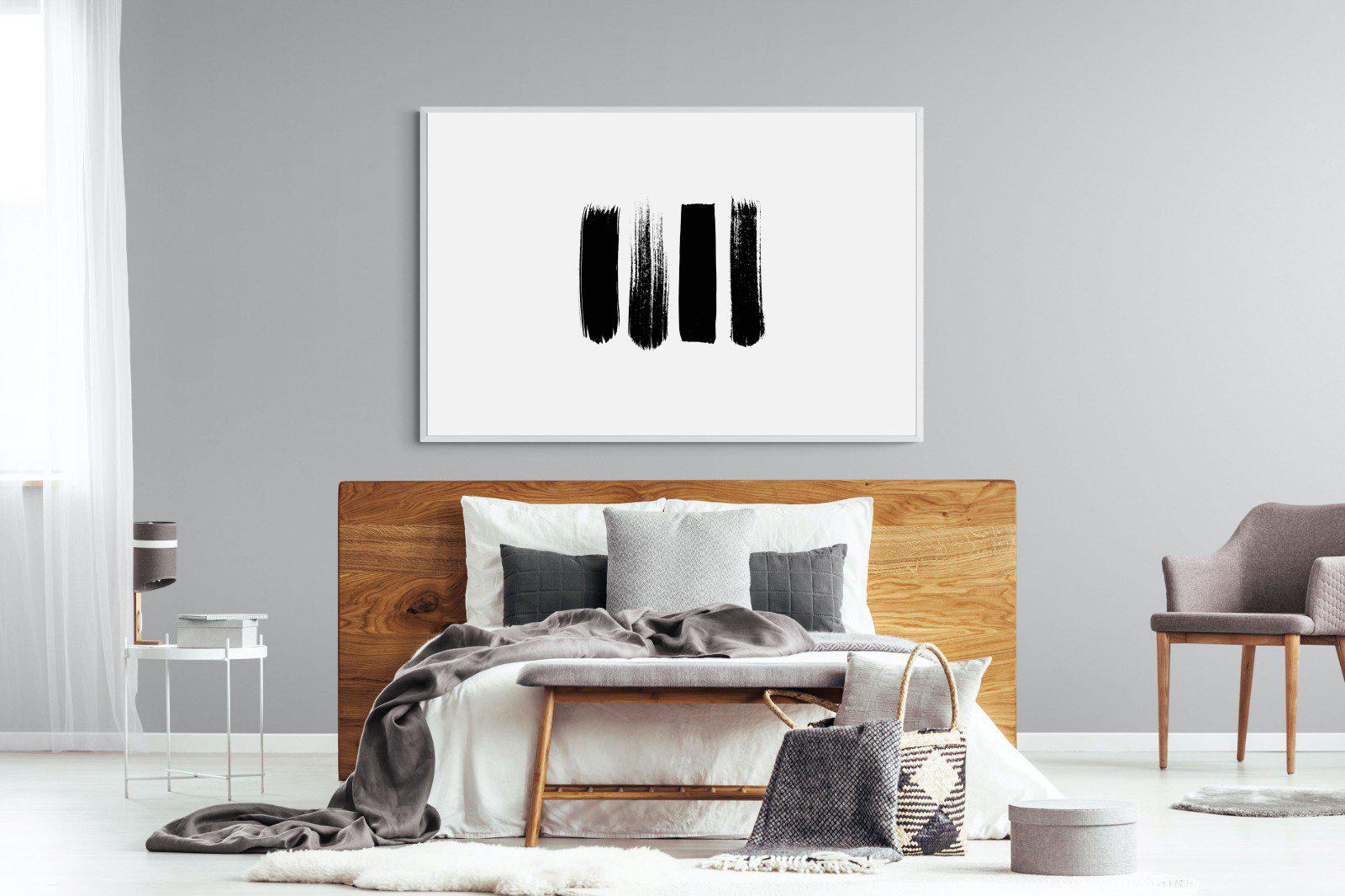 Four Stroke-Wall_Art-150 x 100cm-Mounted Canvas-White-Pixalot