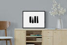 Four Stroke-Wall_Art-60 x 45cm-Mounted Canvas-Black-Pixalot