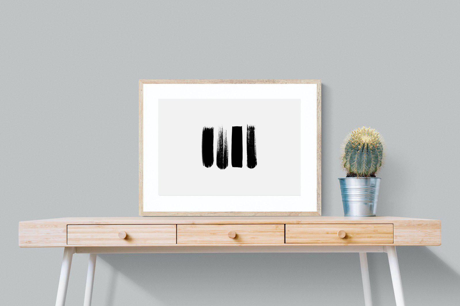 Four Stroke-Wall_Art-80 x 60cm-Framed Print-Wood-Pixalot