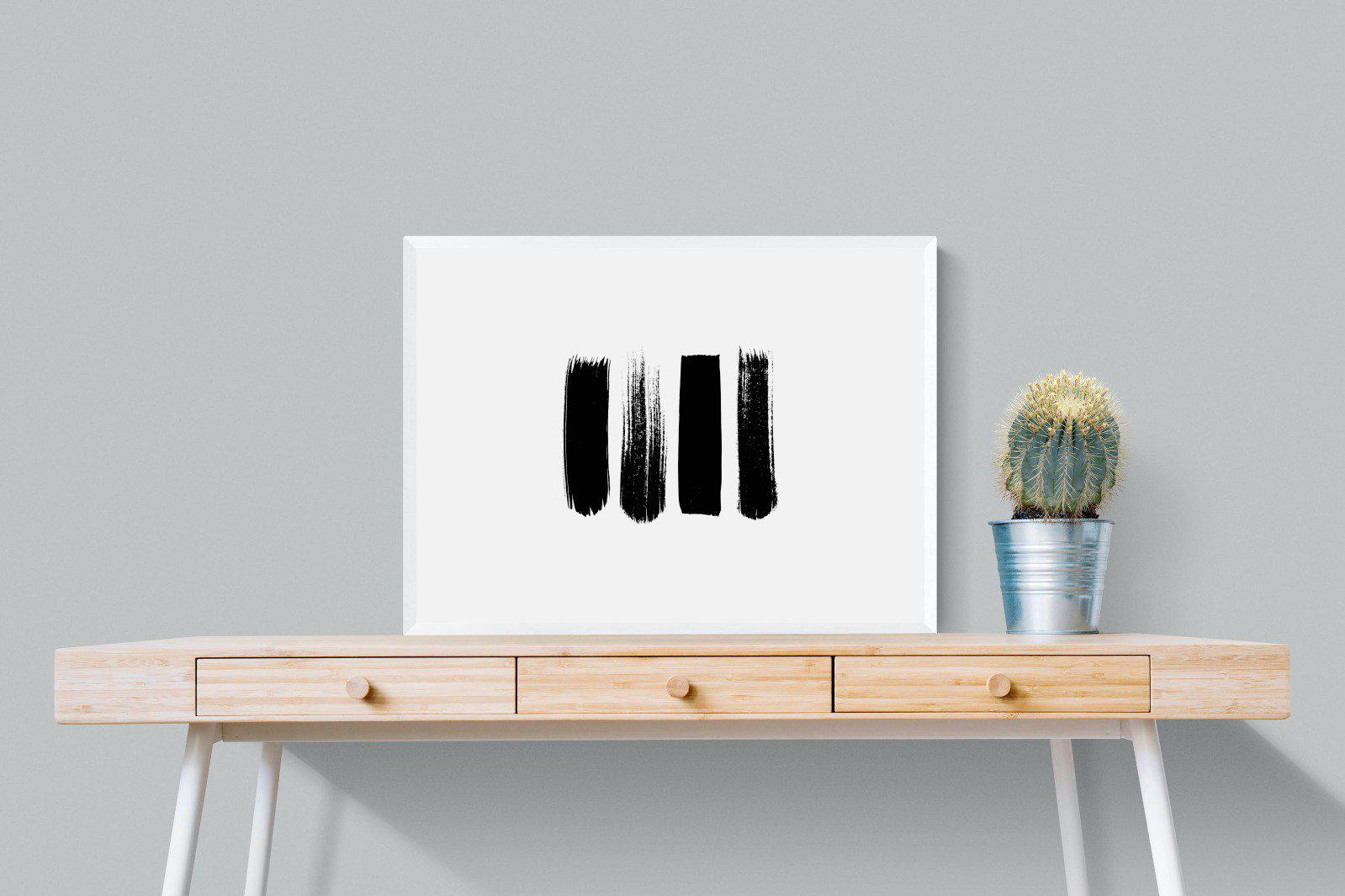 Four Stroke-Wall_Art-80 x 60cm-Mounted Canvas-White-Pixalot
