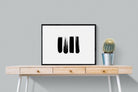 Four Stroke-Wall_Art-80 x 60cm-Mounted Canvas-Black-Pixalot