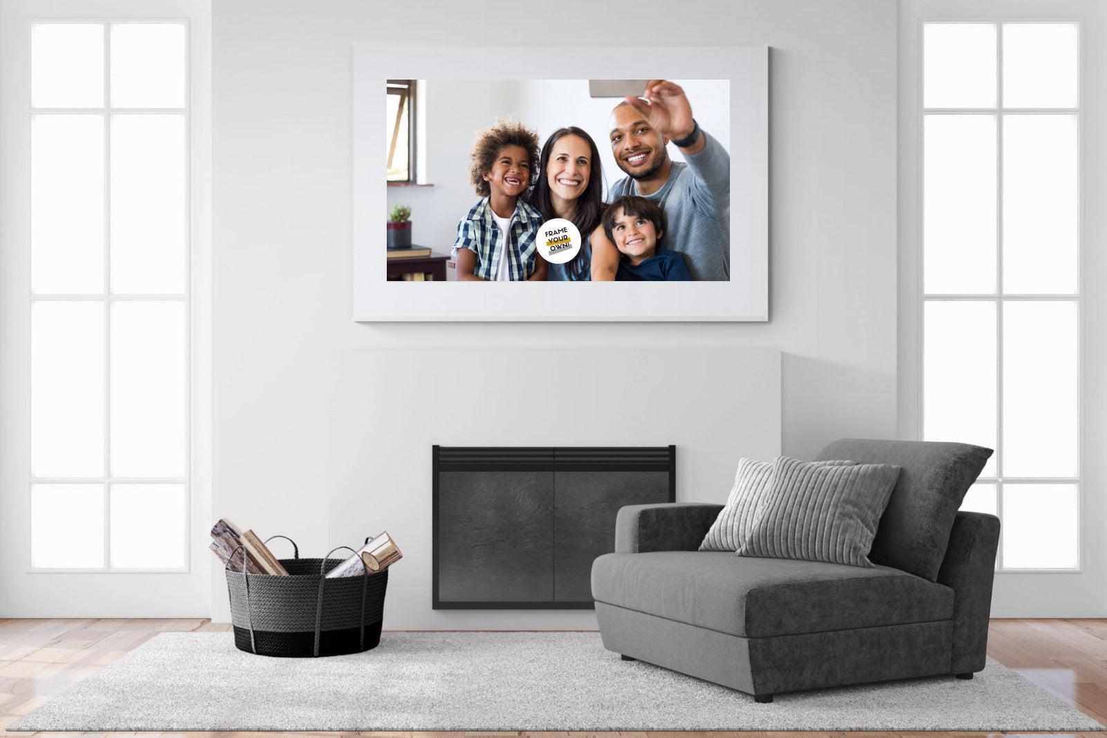 Frame Your Own-Wall_Art-150 x 100cm-Framed Print-White-Pixalot